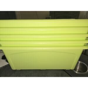 Cubby Bins Storage Bins Green Classroom Teacher 5 Pack